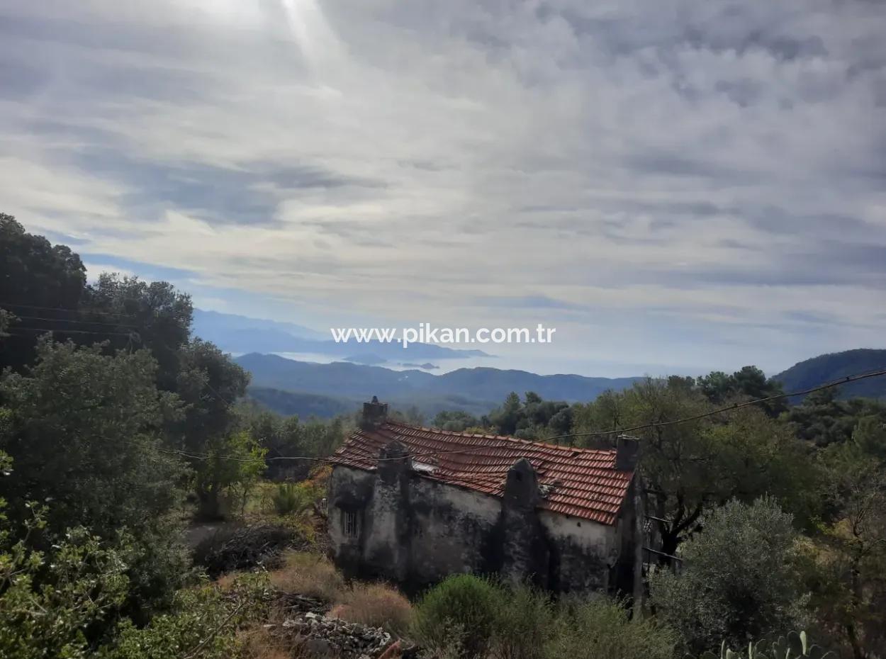 Meerblick Haus Zum Verkauf In Gocek Gokceovacik Und 246 M2 Grundstück