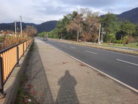 Antalya - Izmir Main Road Zero Tankstelle Geeignet Netto 2800M2 Gewerbegrundstück Zum Verkauf In Köyceğiz