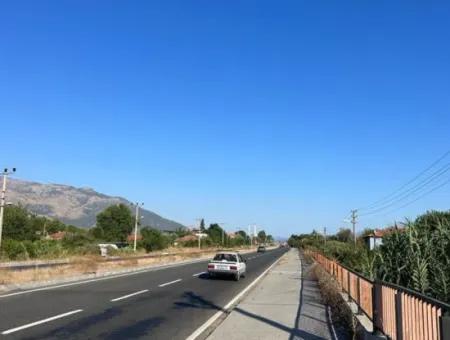 Antalya - Izmir Main Road Zero Tankstelle Geeignet Netto 2800M2 Gewerbegrundstück Zum Verkauf In Köyceğiz