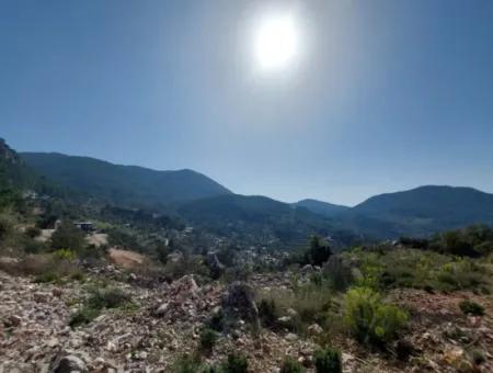 1 300 M2 63 M2 Zoniertes Grundstück Zum Verkauf In Göcek Gökçeovacik