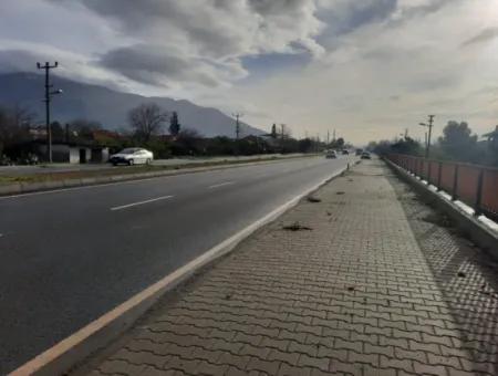 Muğla Köyceğizde Antalya - Izmir Hauptstraße Null Tankstelle Geeignetes Gewerbegebiet Land Zum Verkauf