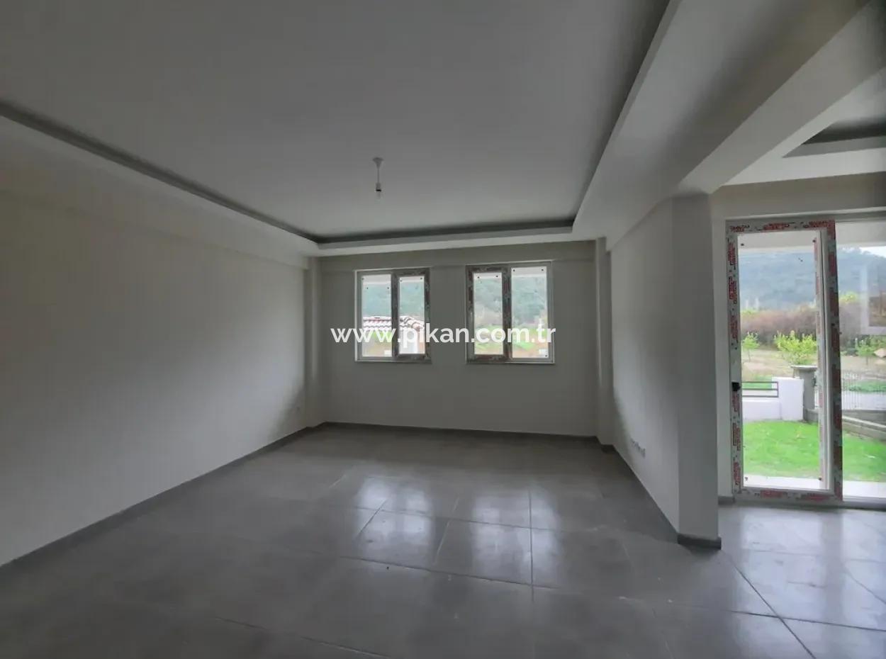 Ortaca Çaylı Underfloor Heated Zero Ground Floor Apartment For Urgent Sale