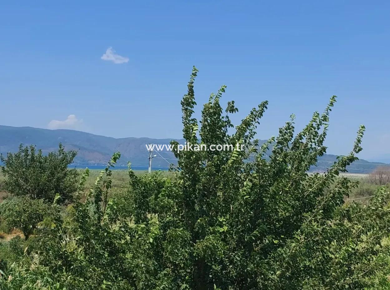 5 850 M2 Detached Land With Title Deed Lake View And Village House For Sale In Ortaca Eskiköy