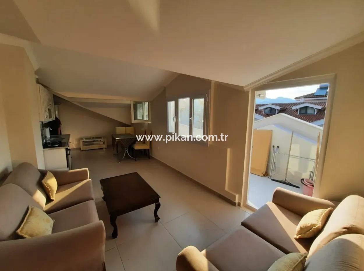 Furnished 1 1 Penthouse Apartment For Rent In The Center Of Dalyan, Mugla