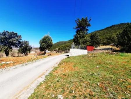 912 M2 Detached Land Suitable For Deposit In Denizli Çameli Belevi For Sale