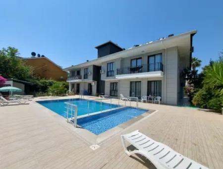 Furnished 90 M2, 2 1 New Apartment With Swimming Pool In Dalyan, Mugla