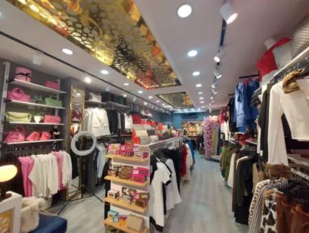 50M2 Women's Clothing Store In Ortaca Center Is For Rent.