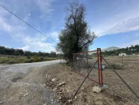 1084 M2 Corner Parcel For Sale In Dalyan Gökbelde