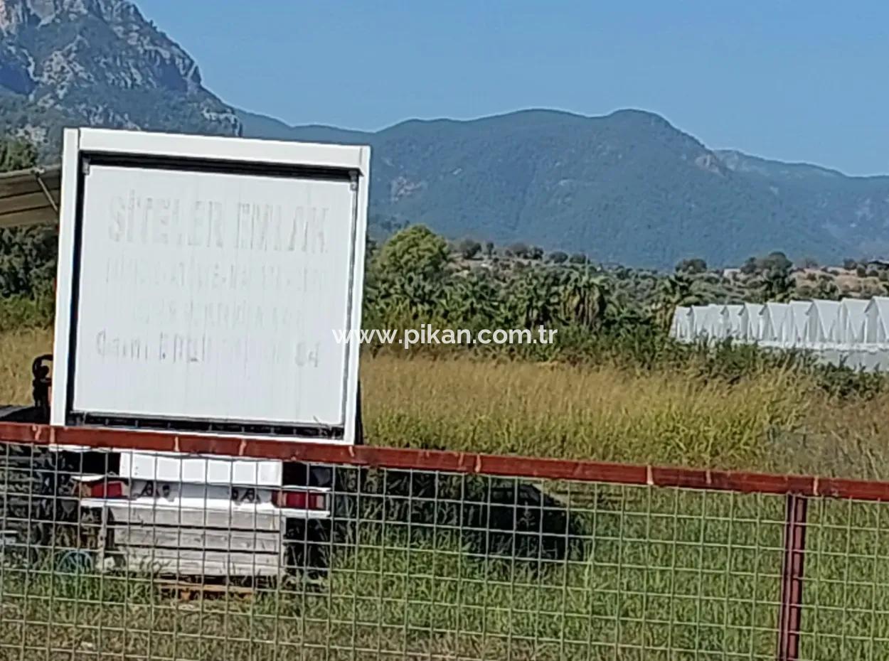 Dalyan Eskiköy Çiftlik Yolu Üzerinde Arsa Ve 2+1  Konteyner Ev Satılık