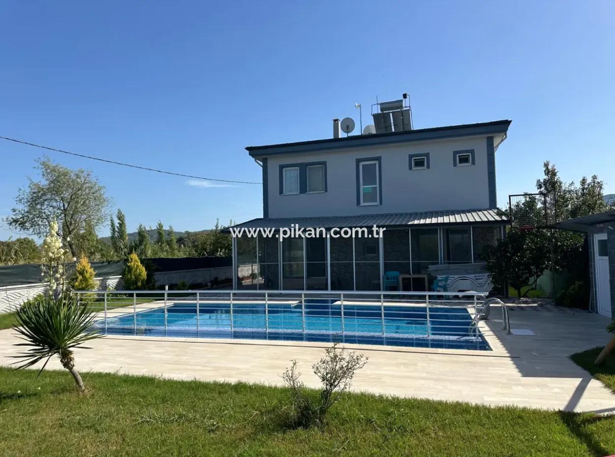 Muğla Dalyan Eskiköyde  4+1 Eşyalı Villa Yıllık Kiralık