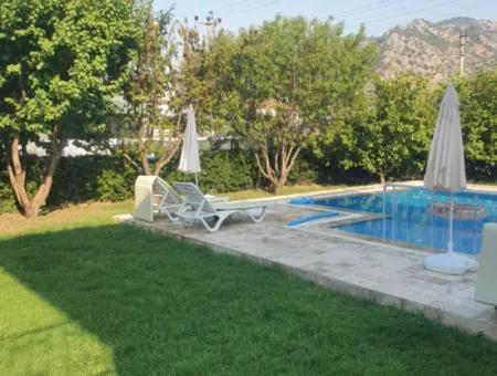 Dalyan Satılık Müstakil Havuzlu-Isı Pompalı Villa