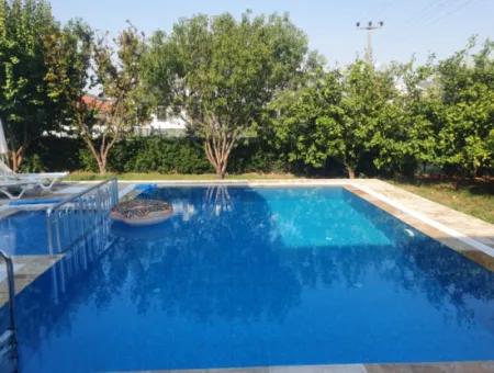 Dalyan Satılık Müstakil Havuzlu-Isı Pompalı Villa